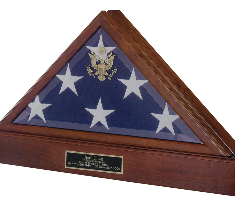 Flag Case with Pedestal